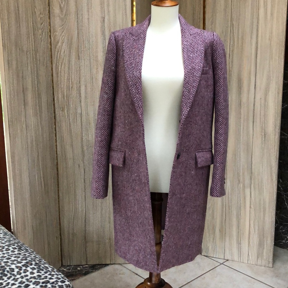 J Crew Collection Tweed Coat